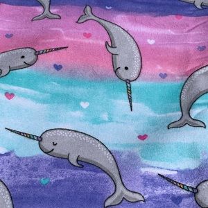 Handmade facemask (Narwhal)